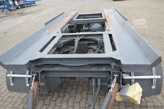 Rulonvežis priekaba HÜFFERMANN HMA 18.12, Container, Absetzmulde, BPW, Luftfed.