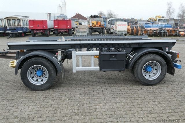 Rulonvežis priekaba HÜFFERMANN HMA 18.12, Container, Absetzmulde, BPW, Luftfed.