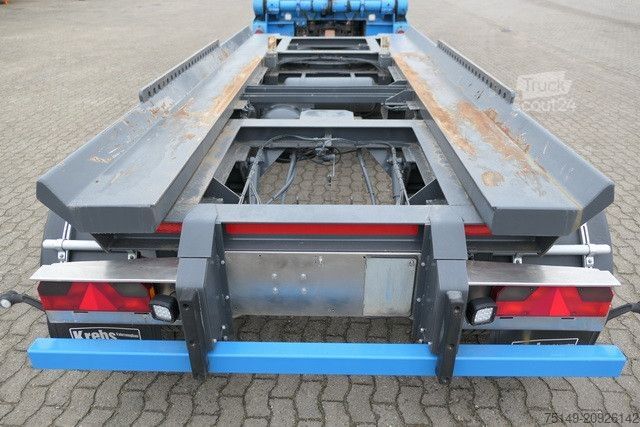 Rulonvežis priekaba HÜFFERMANN HMA 18.12, Container, Absetzmulde, BPW, Luftfed.