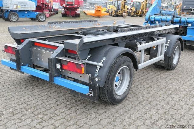 Rulonvežis priekaba HÜFFERMANN HMA 18.12, Container, Absetzmulde, BPW, Luftfed.