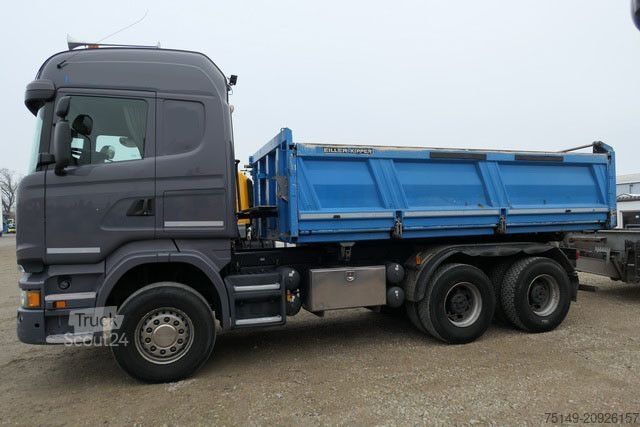 Tipvogn SCANIA R 580 6x4, Meiller, Bordmatik, Klima, Hydr. AHK