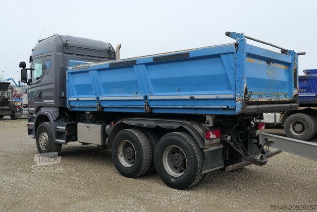 Tipvogn SCANIA R 580 6x4, Meiller, Bordmatik, Klima, Hydr. AHK