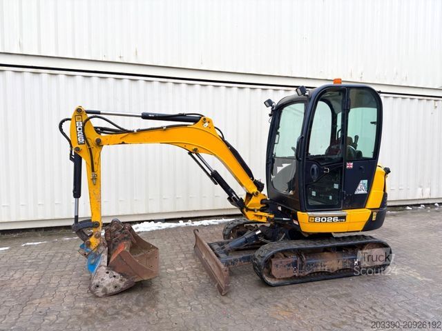 Μίνι εκσκαφέας JCB 8026 CTS / 2021 BJ / 1.375 H / 3 x Löffel