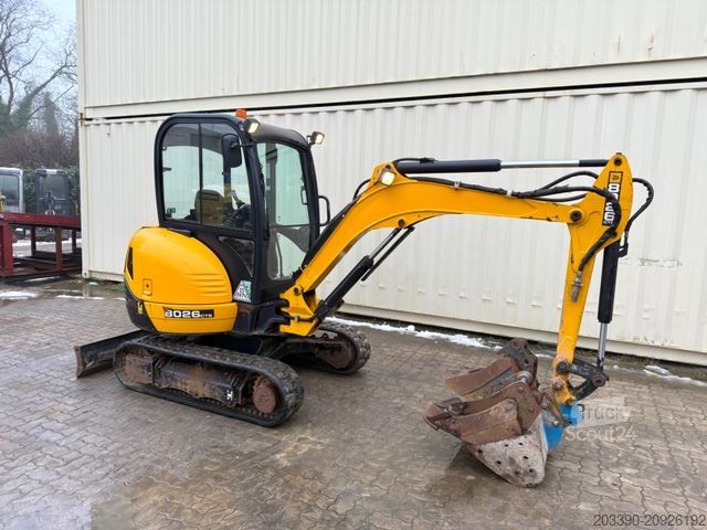 Μίνι εκσκαφέας JCB 8026 CTS / 2021 BJ / 1.375 H / 3 x Löffel