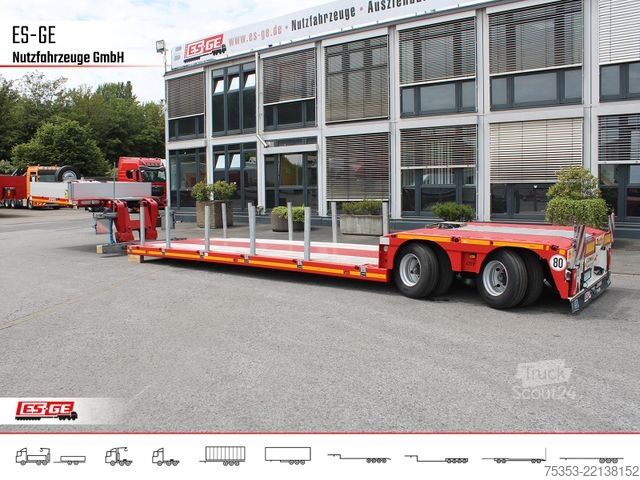 Alçak şasi dorse FAYMONVILLE MAX510 Tiefbett 2x10 t