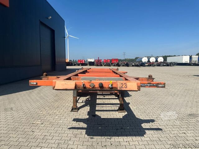 Containertransport SHLADOT BPW + BLAD / SPRING / BLATT / LAMES, 20FT
