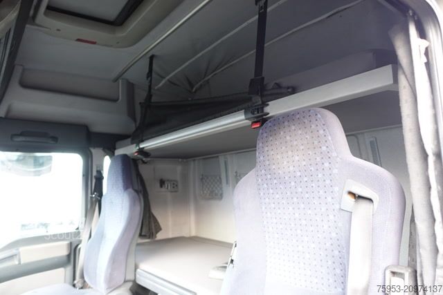 Tenteli düz yataklı kamyon MAN 18.400 TGA XLX Intarder LBW / Ladebordwand