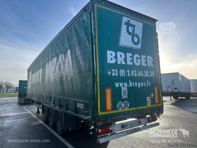 Auflieger mit Pritsche & Plane Schmitz Cargobull Curtainsider Mega