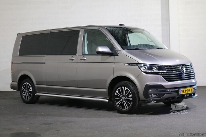 Bestelwagen dubbele cabine Volkswagen Transporter 2.0 TDI 150pk L2 H1 DC Bulli Automaat