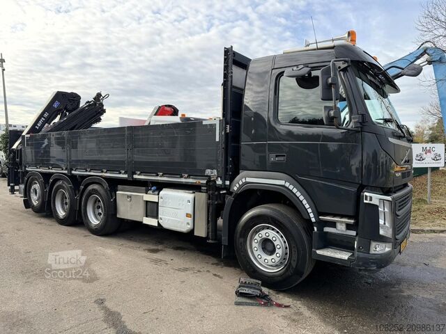 Open laadbak Volvo FM 460 8x4 TRIDEM PRITSCHE + (17.5m)KRAN HIAB 1...