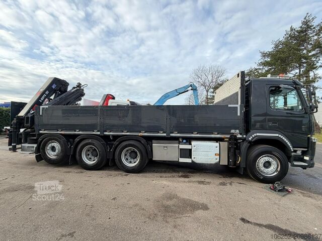 Open laadbak Volvo FM 460 8x4 TRIDEM PRITSCHE + (17.5m)KRAN HIAB 1...