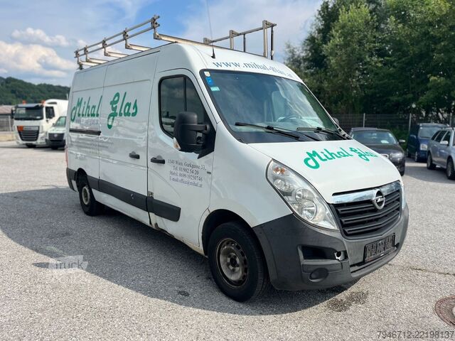 Bestelwagen met verhoogd dak OPEL Movano B Kasten L2H2 Klima mit Glasgestell