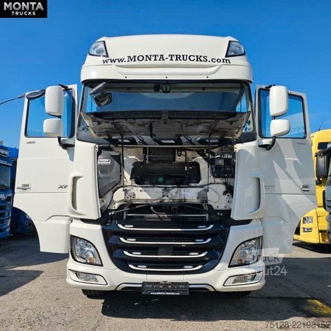 Standard trekkvogn DAF XF 480, Euro6, SSC, Retarder, Standklima,TÜV