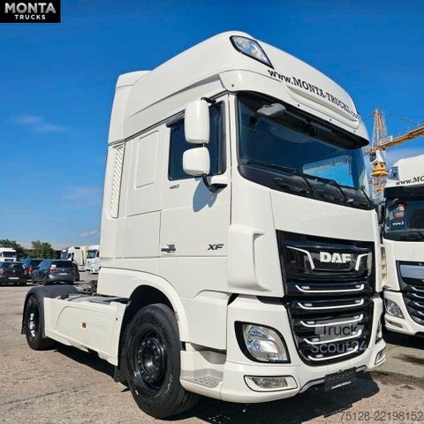 Standard trekkvogn DAF XF 480, Euro6, SSC, Retarder, Standklima,TÜV