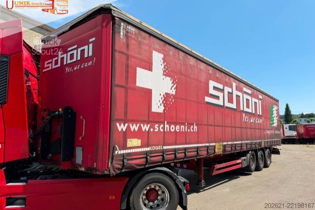 Открытый полуприцеп с тентом KÖGEL S24-1 SAF
