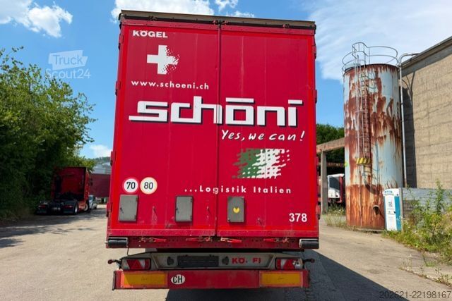 Открытый полуприцеп с тентом KÖGEL S24-1 SAF