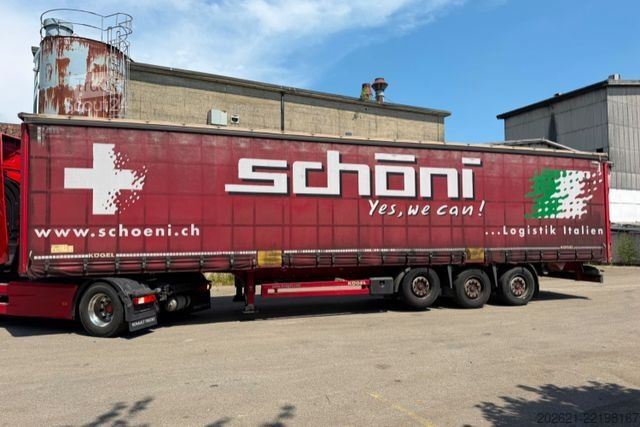 Открытый полуприцеп с тентом KÖGEL S24-1 SAF