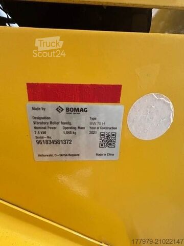 Verdichter BOMAG Walze BW75H DE