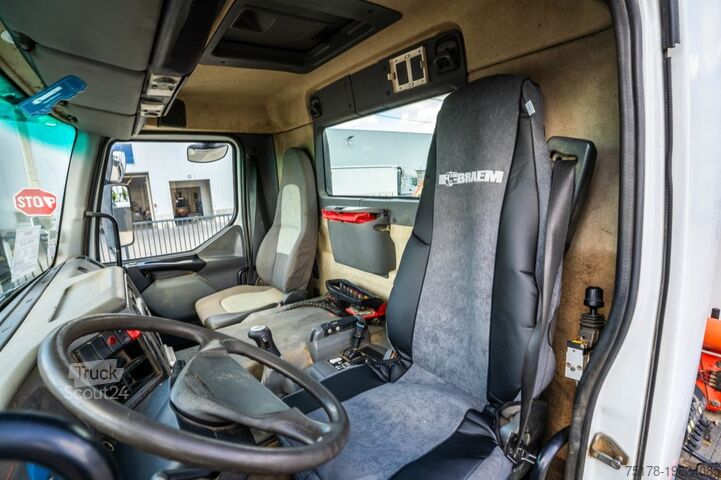 Camion-benne avec grue RENAULT KERAX 320 DCI +BIBENNE+PALFINGER 12Ton/m/2 EXT.