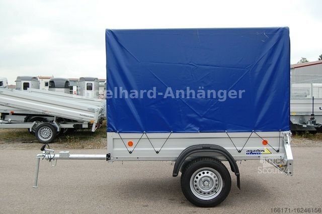 Automašīnas piekabe AGADOS VZ 21 - 750kg Alu Transportanhänger