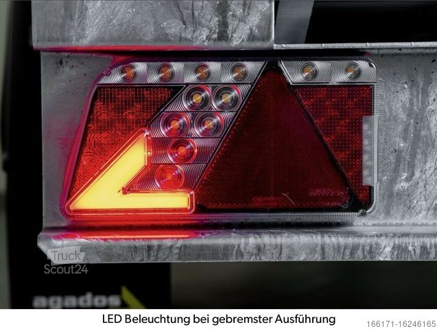 Reboque de caixa AGADOS VZ26 Multi O-1300kg  250x125x140 Kofferanhänger