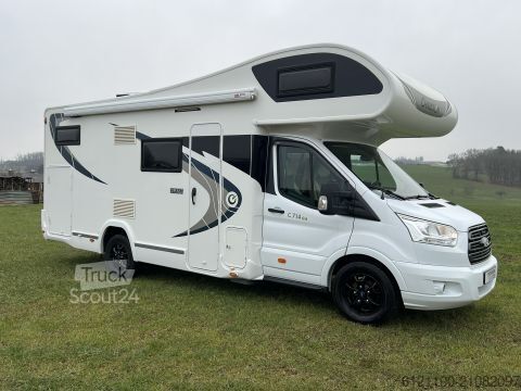 Alkovhusbil Chausson Alkoven C714GA 4,1 to Luftf. Klima
