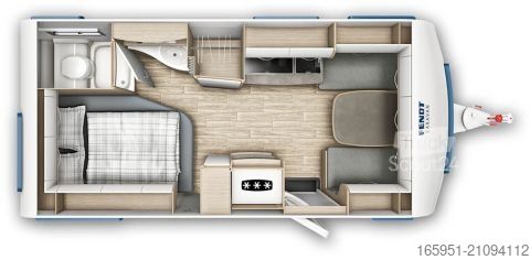 Τροχόσπιτο Fendt Bianco Activ 465 SFH SafePaket,Multidose,TVHalte