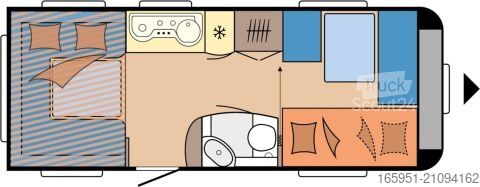 Τροχόσπιτο Hobby De Luxe 515 UHK 2000kgGarageMultidose