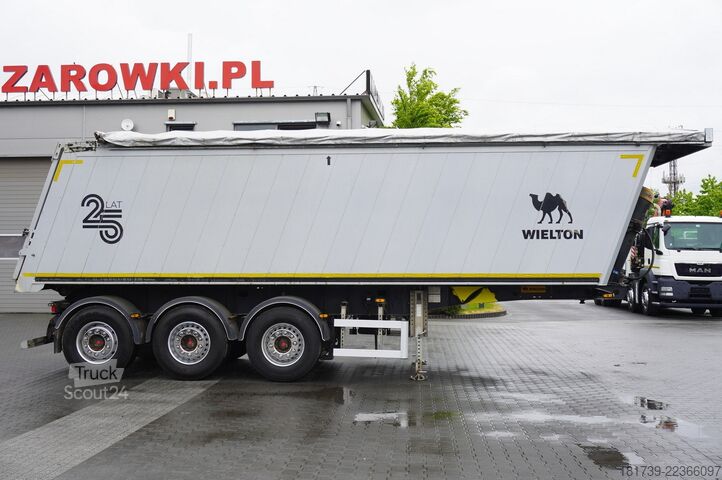 Billenős félpótkocsi Wielton NW-3 / weight 6.2 t / cap.38m3 / 50 unit