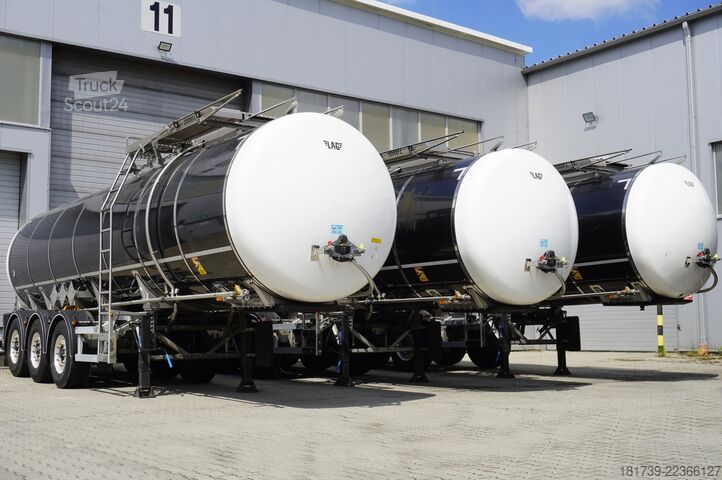 Veszélyes anyagok szállítás Lag O-3-ST L4BH bitumen semi-trailer / ADR