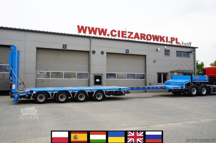 Mélyágyas félpótkocsi LANGENDORF ST-4 VB low-bed semi-trailer / extendabl