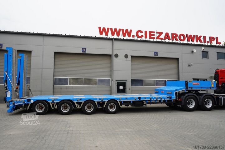 Mélyágyas félpótkocsi LANGENDORF ST-4 VB low-bed semi-trailer / extendabl