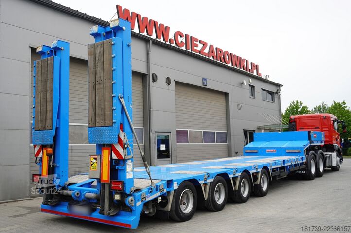 Mélyágyas félpótkocsi LANGENDORF ST-4 VB low-bed semi-trailer / extendabl