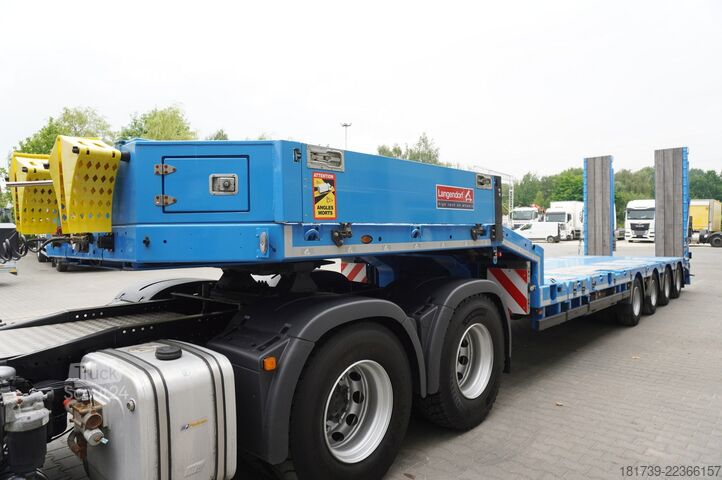 Mélyágyas félpótkocsi LANGENDORF ST-4 VB low-bed semi-trailer / extendabl