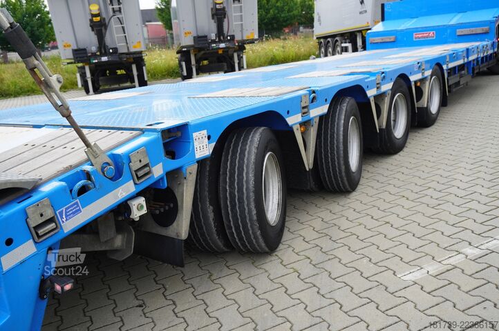 Mélyágyas félpótkocsi LANGENDORF ST-4 VB low-bed semi-trailer / extendabl