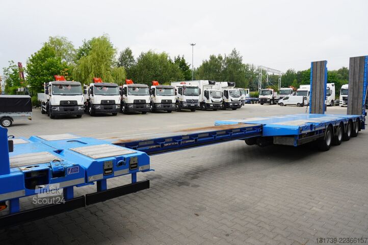 Mélyágyas félpótkocsi LANGENDORF ST-4 VB low-bed semi-trailer / extendabl