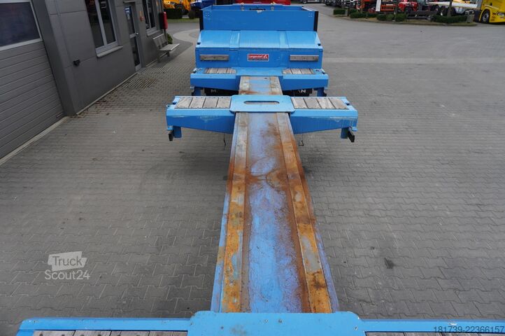 Mélyágyas félpótkocsi LANGENDORF ST-4 VB low-bed semi-trailer / extendabl