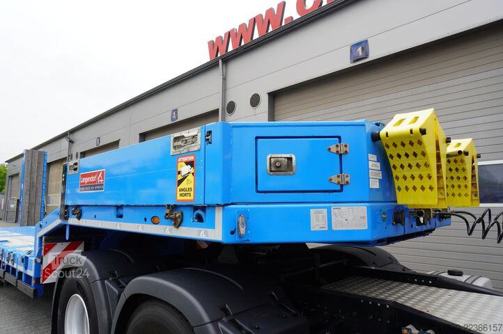 Mélyágyas félpótkocsi LANGENDORF ST-4 VB low-bed semi-trailer / extendabl
