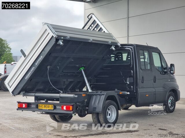 Benne Iveco Daily 35C21 3 zijdige Kipper Dubbel Cabine 210P...