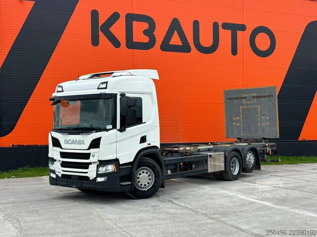 Trasporto di container Scania P 500 6x2*4 9 TON FRONT AXLE / RETARDER