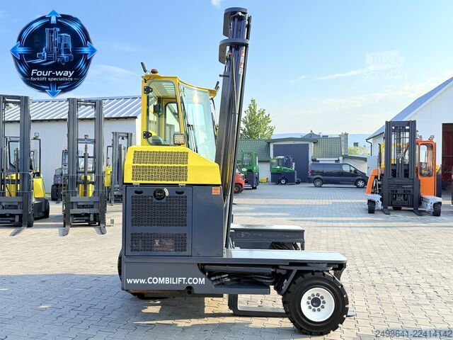 Keturs kryptimis krautuvas Combilift C3000XL GAS DUPLEX 4550 FORK POSITIONER