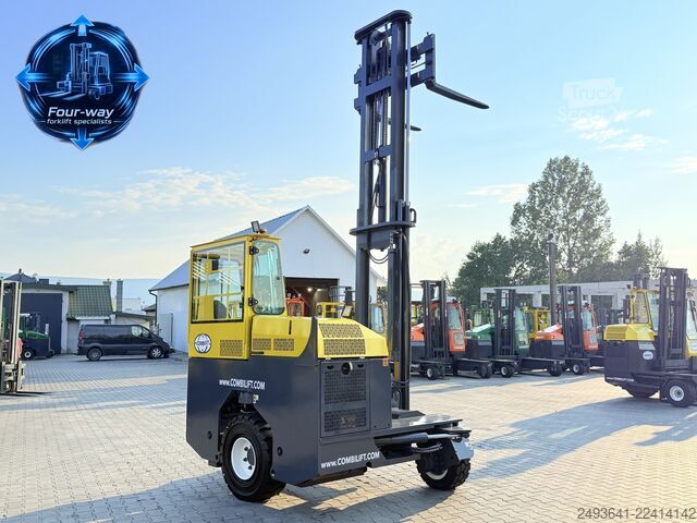 Keturs kryptimis krautuvas Combilift C3000XL GAS DUPLEX 4550 FORK POSITIONER