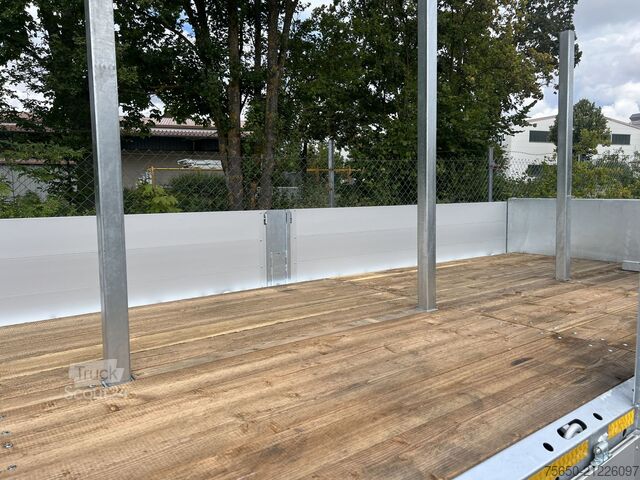 Open trailer Möslein THT 11- G 7,2  Tandem- Pritschenanhänger- Tieflader