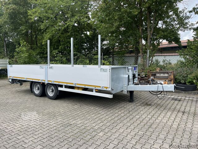 Open trailer Möslein THT 11- G 7,2  Tandem- Pritschenanhänger- Tieflader