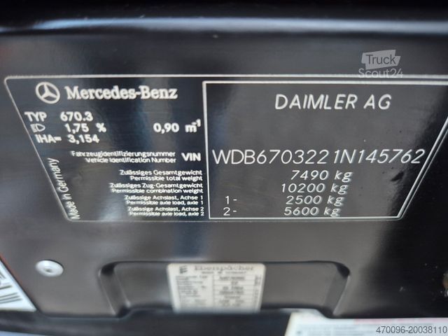 Other MERCEDES-BENZ Vario 818 D*DoKa*Kran*Standheizung*