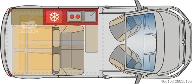 Lakóautó PÖSSL Campster Citroen 180 PS AT/Wohnraum Standheizung