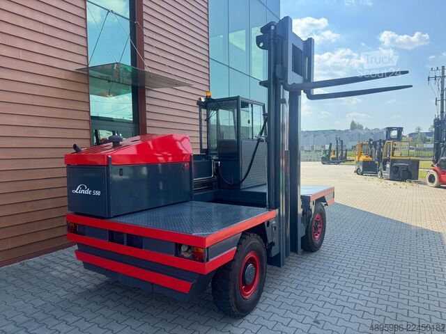 страничен мотокар Linde S50 // 5000 mm // Free lift