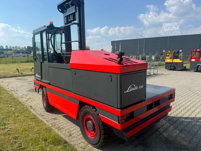 страничен мотокар Linde S50 // 5000 mm // Free lift