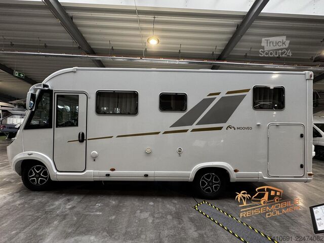 Integriertes Wohnmobil MOOVEO Int 69EB SAT TV Navi RFK 180PS Auto. Hubstützen