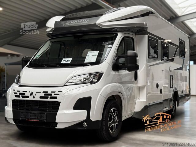 Halvintegrerad husbil MOBILVETTA Kea P 90 180PS 8 Gang SAT TV Solar AHK Klima